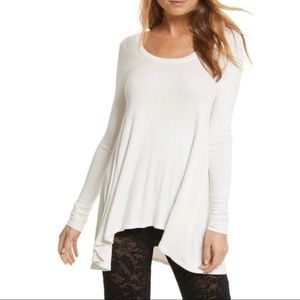 NWT Free People Top Long Sleeve Ivory Small